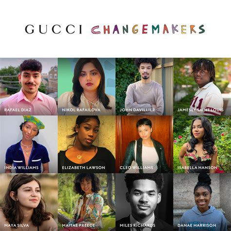 gucci changemakers impact fund|gucci changemakers scholarship program.